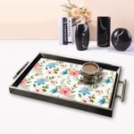 Casa si Gradina - Bucatarie si vesela - Ustensile bucatarie - Tavi servire - Tavă Aberto Design, sticlă, 50 x 29 x 3.5 cm, multicolor, 244KNG1290 - Infinity.ro