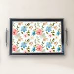 Casa si Gradina - Bucatarie si vesela - Ustensile bucatarie - Tavi servire - Tavă Aberto Design, sticlă, 50 x 29 x 3.5 cm, multicolor, 244KNG1290 - Infinity.ro