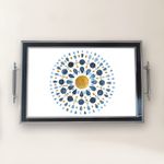 Casa si Gradina - Bucatarie si vesela - Ustensile bucatarie - Tavi servire - Tavă Aberto Design, sticlă, 50 x 29 x 3.5 cm, multicolor, 244KNG1301 - Infinity.ro