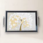 Casa si Gradina - Bucatarie si vesela - Ustensile bucatarie - Tavi servire - Tavă Aberto Design, sticlă, 50 x 29 x 3.5 cm, multicolor, 244KNG1353 - Infinity.ro