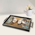 Casa si Gradina - Bucatarie si vesela - Ustensile bucatarie - Tavi servire - Tavă Aberto Design, sticlă, 50 x 29 x 3.5 cm, multicolor, 244KNG1387 - Infinity.ro