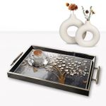 Casa si Gradina - Bucatarie si vesela - Ustensile bucatarie - Tavi servire - Tavă Aberto Design, sticlă, 50 x 29 x 3.5 cm, multicolor, 244KNG1389 - Infinity.ro