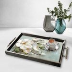 Casa si Gradina - Bucatarie si vesela - Ustensile bucatarie - Tavi servire - Tavă Aberto Design, sticlă, 50 x 29 x 3.5 cm, multicolor, 244KNG1380 - Infinity.ro