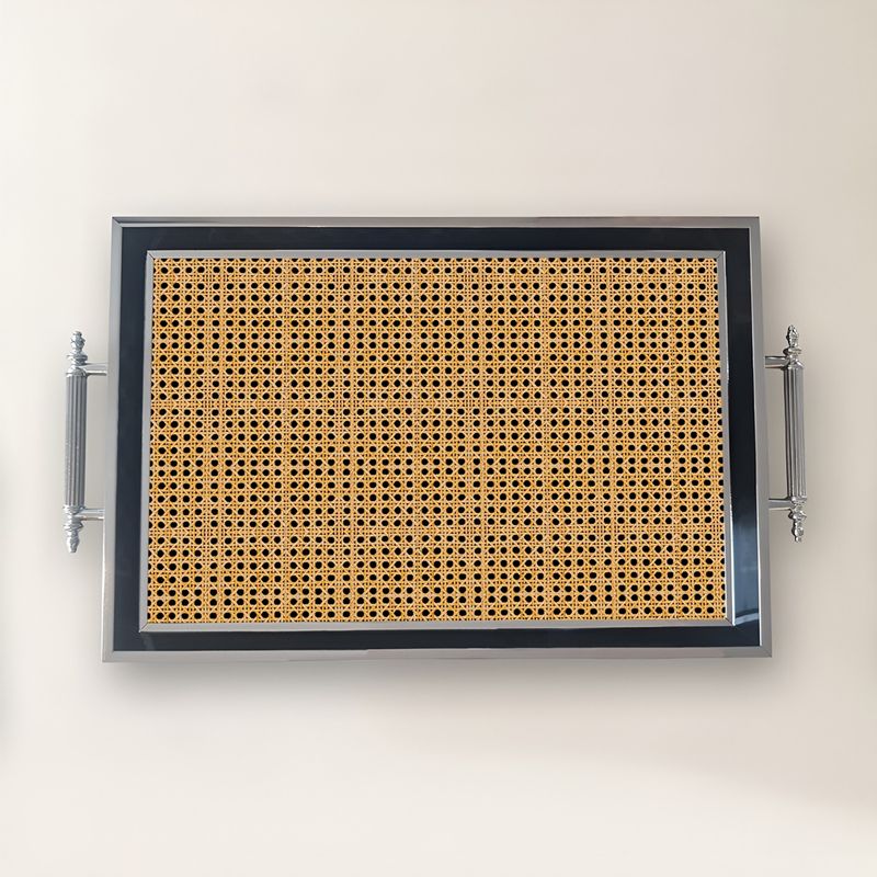 Casa si Gradina - Bucatarie si vesela - Ustensile bucatarie - Tavi servire - Tavă Aberto Design, sticlă, 50 x 29 x 3.5 cm, multicolor, 244KNG1396 - Infinity.ro