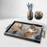 Casa si Gradina - Bucatarie si vesela - Ustensile bucatarie - Tavi servire - Tavă Aberto Design, sticlă, 50 x 29 x 3.5 cm, multicolor, 244KNG1422 - Infinity.ro