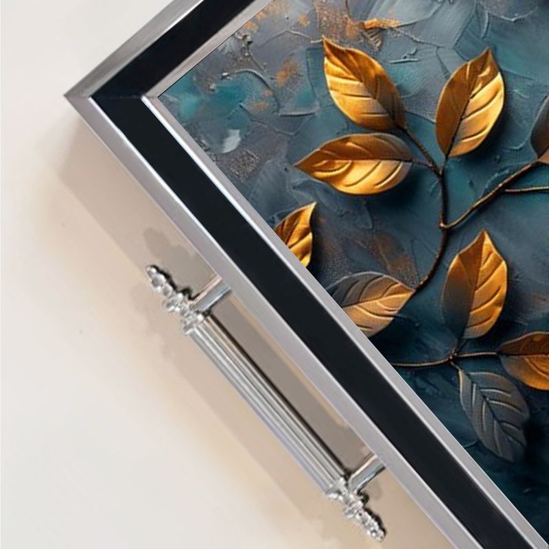 Casa si Gradina - Bucatarie si vesela - Ustensile bucatarie - Tavi servire - Tavă Aberto Design, sticlă, 50 x 29 x 3.5 cm, multicolor, 244KNG1420 - Infinity.ro