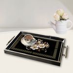 Casa si Gradina - Bucatarie si vesela - Ustensile bucatarie - Tavi servire - Tavă Aberto Design, sticlă, 50 x 29 x 3.5 cm, multicolor, 244KNG1430 - Infinity.ro