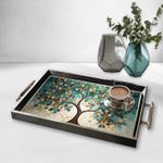 Casa si Gradina - Bucatarie si vesela - Ustensile bucatarie - Tavi servire - Tavă Aberto Design, sticlă, 50 x 29 x 3.5 cm, multicolor, 244KNG1434 - Infinity.ro