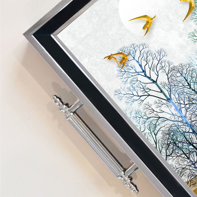 Casa si Gradina - Bucatarie si vesela - Ustensile bucatarie - Tavi servire - Tavă Aberto Design, sticlă, 50 x 29 x 3.5 cm, multicolor, 244KNG1436 - Infinity.ro