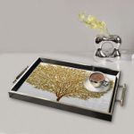 Casa si Gradina - Bucatarie si vesela - Ustensile bucatarie - Tavi servire - Tavă Aberto Design, sticlă, 50 x 29 x 3.5 cm, multicolor, 244KNG1439 - Infinity.ro