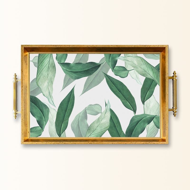 Casa si Gradina - Bucatarie si vesela - Ustensile bucatarie - Tavi servire - Tavă Aberto Design, sticlă, 50 x 29 x 3.5 cm, multicolor, 244KNG1445 - Infinity.ro