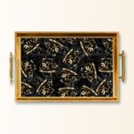 Casa si Gradina - Bucatarie si vesela - Ustensile bucatarie - Tavi servire - Tavă Aberto Design, sticlă, 50 x 29 x 3.5 cm, multicolor, 244KNG1454 - Infinity.ro