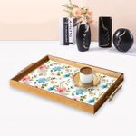 Casa si Gradina - Bucatarie si vesela - Ustensile bucatarie - Tavi servire - Tavă Aberto Design, sticlă, 50 x 29 x 3.5 cm, multicolor, 244KNG1461 - Infinity.ro