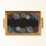Casa si Gradina - Bucatarie si vesela - Ustensile bucatarie - Tavi servire - Tavă Aberto Design, sticlă, 50 x 29 x 3.5 cm, multicolor, 244KNG1463 - Infinity.ro