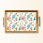 Casa si Gradina - Bucatarie si vesela - Ustensile bucatarie - Tavi servire - Tavă Aberto Design, sticlă, 50 x 29 x 3.5 cm, multicolor, 244KNG1461 - Infinity.ro