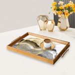 Casa si Gradina - Bucatarie si vesela - Ustensile bucatarie - Tavi servire - Tavă Aberto Design, sticlă, 50 x 29 x 3.5 cm, multicolor, 244KNG1491 - Infinity.ro
