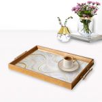 Casa si Gradina - Bucatarie si vesela - Ustensile bucatarie - Tavi servire - Tavă Aberto Design, sticlă, 50 x 29 x 3.5 cm, multicolor, 244KNG1479 - Infinity.ro
