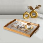 Casa si Gradina - Bucatarie si vesela - Ustensile bucatarie - Tavi servire - Tavă Aberto Design, sticlă, 50 x 29 x 3.5 cm, multicolor, 244KNG1475 - Infinity.ro