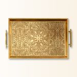 Casa si Gradina - Bucatarie si vesela - Ustensile bucatarie - Tavi servire - Tavă Aberto Design, sticlă, 50 x 29 x 3.5 cm, multicolor, 244KNG1527 - Infinity.ro