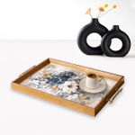 Casa si Gradina - Bucatarie si vesela - Ustensile bucatarie - Tavi servire - Tavă Aberto Design, sticlă, 50 x 29 x 3.5 cm, multicolor, 244KNG1519 - Infinity.ro