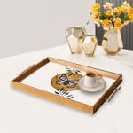 Casa si Gradina - Bucatarie si vesela - Ustensile bucatarie - Tavi servire - Tavă Aberto Design, sticlă, 50 x 29 x 3.5 cm, multicolor, 244KNG1506 - Infinity.ro