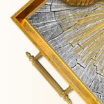 Casa si Gradina - Bucatarie si vesela - Ustensile bucatarie - Tavi servire - Tavă Aberto Design, sticlă, 50 x 29 x 3.5 cm, multicolor, 244KNG1504 - Infinity.ro