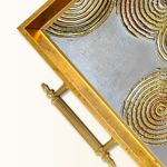Casa si Gradina - Bucatarie si vesela - Ustensile bucatarie - Tavi servire - Tavă Aberto Design, sticlă, 50 x 29 x 3.5 cm, multicolor, 244KNG1517 - Infinity.ro