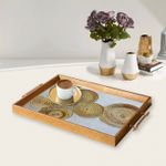 Casa si Gradina - Bucatarie si vesela - Ustensile bucatarie - Tavi servire - Tavă Aberto Design, sticlă, 50 x 29 x 3.5 cm, multicolor, 244KNG1517 - Infinity.ro
