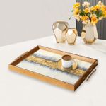 Casa si Gradina - Bucatarie si vesela - Ustensile bucatarie - Tavi servire - Tavă Aberto Design, sticlă, 50 x 29 x 3.5 cm, multicolor, 244KNG1526 - Infinity.ro