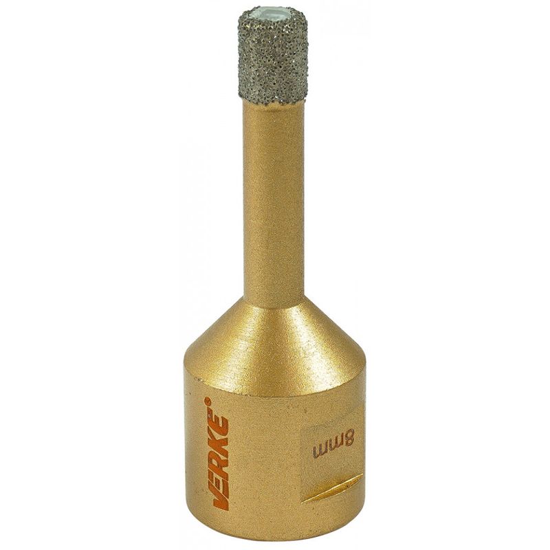 Casa si Gradina - Constructii - Scule electrice si accesorii - Seturi si accesorii pentru gaurit si insurubat - Carota diamantata pentru piatra, gresie si beton 8mm M14 V05108 Verke - Infinity.ro