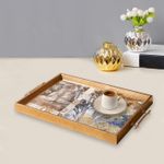 Casa si Gradina - Bucatarie si vesela - Ustensile bucatarie - Tavi servire - Tavă Aberto Design, sticlă, 50 x 29 x 3.5 cm, multicolor, 244KNG1530 - Infinity.ro