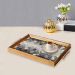 Casa si Gradina - Bucatarie si vesela - Ustensile bucatarie - Tavi servire - Tavă Aberto Design, sticlă, 50 x 29 x 3.5 cm, multicolor, 244KNG1536 - Infinity.ro