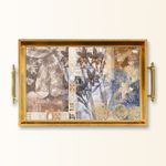 Casa si Gradina - Bucatarie si vesela - Ustensile bucatarie - Tavi servire - Tavă Aberto Design, sticlă, 50 x 29 x 3.5 cm, multicolor, 244KNG1530 - Infinity.ro