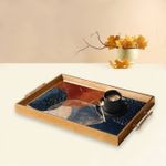 Casa si Gradina - Bucatarie si vesela - Ustensile bucatarie - Tavi servire - Tavă Aberto Design, sticlă, 50 x 29 x 3.5 cm, multicolor, 244KNG1542 - Infinity.ro