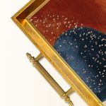 Casa si Gradina - Bucatarie si vesela - Ustensile bucatarie - Tavi servire - Tavă Aberto Design, sticlă, 50 x 29 x 3.5 cm, multicolor, 244KNG1542 - Infinity.ro