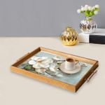 Casa si Gradina - Bucatarie si vesela - Ustensile bucatarie - Tavi servire - Tavă Aberto Design, sticlă, 50 x 29 x 3.5 cm, multicolor, 244KNG1551 - Infinity.ro