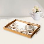 Casa si Gradina - Bucatarie si vesela - Ustensile bucatarie - Tavi servire - Tavă Aberto Design, sticlă, 50 x 29 x 3.5 cm, multicolor, 244KNG1580 - Infinity.ro