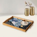 Casa si Gradina - Bucatarie si vesela - Ustensile bucatarie - Tavi servire - Tavă Aberto Design, sticlă, 50 x 29 x 3.5 cm, multicolor, 244KNG1577 - Infinity.ro