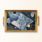 Casa si Gradina - Bucatarie si vesela - Ustensile bucatarie - Tavi servire - Tavă Aberto Design, sticlă, 50 x 29 x 3.5 cm, multicolor, 244KNG1577 - Infinity.ro
