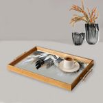 Casa si Gradina - Bucatarie si vesela - Ustensile bucatarie - Tavi servire - Tavă Aberto Design, sticlă, 50 x 29 x 3.5 cm, multicolor, 244KNG1562 - Infinity.ro