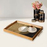 Casa si Gradina - Bucatarie si vesela - Ustensile bucatarie - Tavi servire - Tavă Aberto Design, sticlă, 50 x 29 x 3.5 cm, multicolor, 244KNG1590 - Infinity.ro