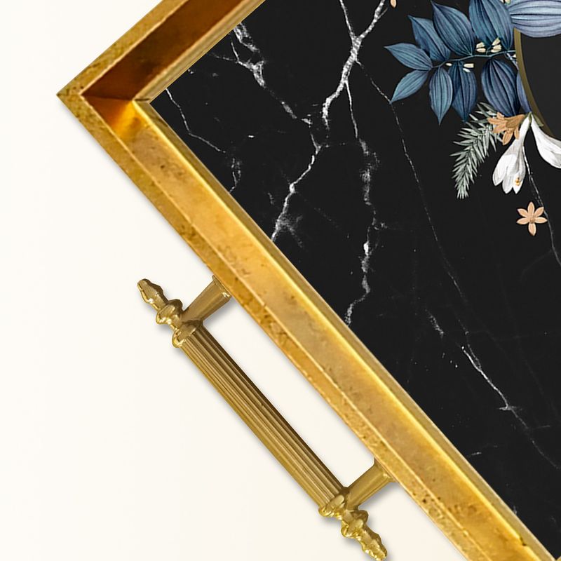 Casa si Gradina - Bucatarie si vesela - Ustensile bucatarie - Tavi servire - Tavă Aberto Design, sticlă, 50 x 29 x 3.5 cm, multicolor, 244KNG1581 - Infinity.ro