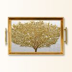 Casa si Gradina - Bucatarie si vesela - Ustensile bucatarie - Tavi servire - Tavă Aberto Design, sticlă, 50 x 29 x 3.5 cm, multicolor, 244KNG1610 - Infinity.ro