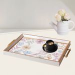 Casa si Gradina - Bucatarie si vesela - Ustensile bucatarie - Tavi servire - Tavă Aberto Design, sticlă, 50 x 29 x 3.5 cm, multicolor, 244KNG1633 - Infinity.ro