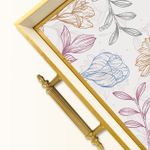 Casa si Gradina - Bucatarie si vesela - Ustensile bucatarie - Tavi servire - Tavă Aberto Design, sticlă, 50 x 29 x 3.5 cm, multicolor, 244KNG1633 - Infinity.ro