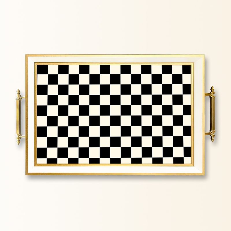 Casa si Gradina - Bucatarie si vesela - Ustensile bucatarie - Tavi servire - Tavă Aberto Design, sticlă, 50 x 29 x 3.5 cm, multicolor, 244KNG1621 - Infinity.ro