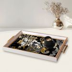 Casa si Gradina - Bucatarie si vesela - Ustensile bucatarie - Tavi servire - Tavă Aberto Design, sticlă, 50 x 29 x 3.5 cm, multicolor, 244KNG1623 - Infinity.ro