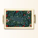 Casa si Gradina - Bucatarie si vesela - Ustensile bucatarie - Tavi servire - Tavă Aberto Design, sticlă, 50 x 29 x 3.5 cm, multicolor, 244KNG1641 - Infinity.ro