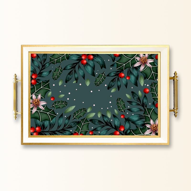 Casa si Gradina - Bucatarie si vesela - Ustensile bucatarie - Tavi servire - Tavă Aberto Design, sticlă, 50 x 29 x 3.5 cm, multicolor, 244KNG1641 - Infinity.ro