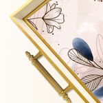 Casa si Gradina - Bucatarie si vesela - Ustensile bucatarie - Tavi servire - Tavă Aberto Design, sticlă, 50 x 29 x 3.5 cm, multicolor, 244KNG1639 - Infinity.ro